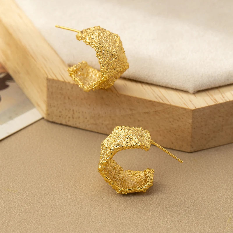 Lorelei Spark – Unique Geometric Statement Earrings