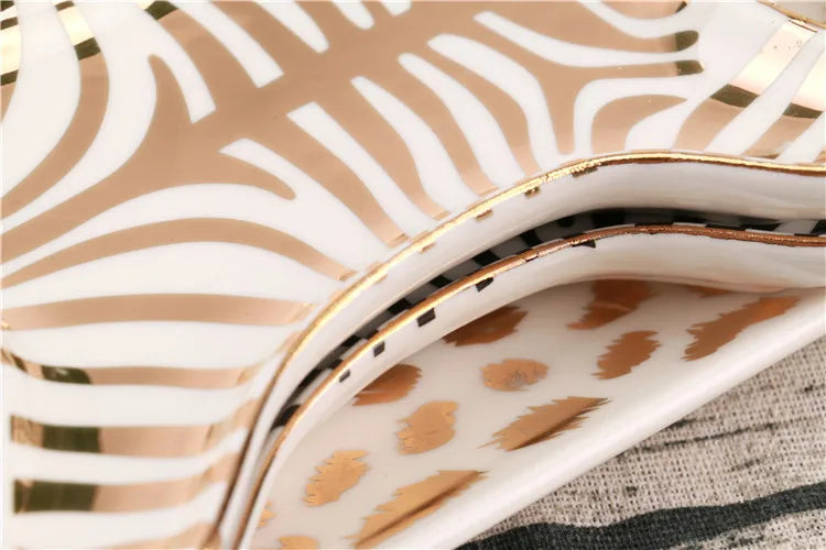 Eloise Safari - Elegant Hand Painted Zebra Jewelry Holder