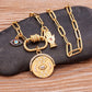 Lunivya Charm – Evil Eye & Moon Zircon Necklace