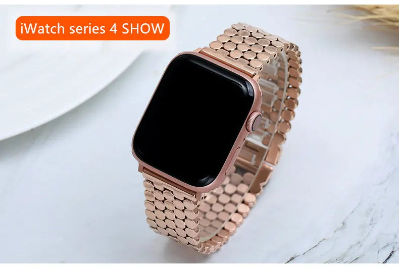 Valentina Link – Gold Plated Apple Watch Strap
