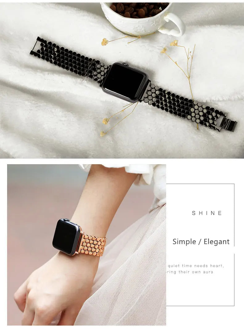 Valentina Link – Gold Plated Apple Watch Strap