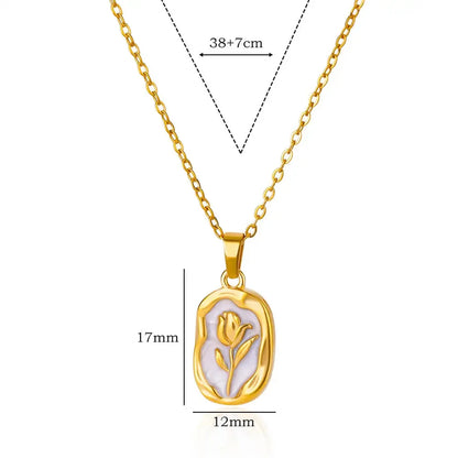 Evelyn Grace – Delicate Flower Pendant Necklace