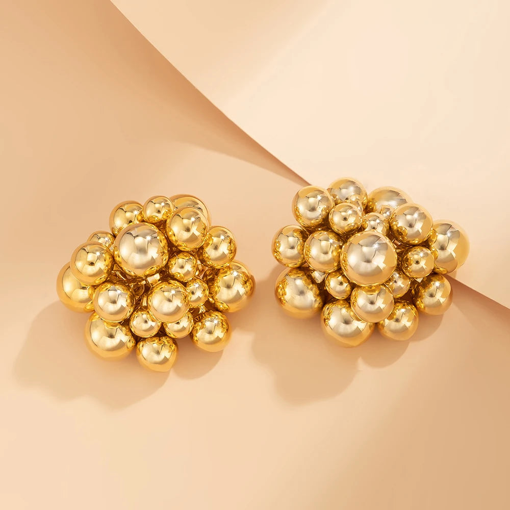 Aurora Prism – Geometric Beaded Earrings