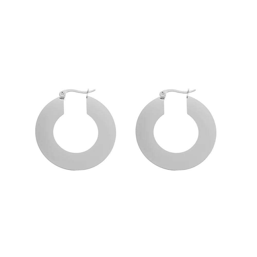 Cirvella – Geometric Round Minimalist Earrings