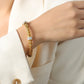 Virelia Weave – Gold-Plated Woven Cuff Bracelet