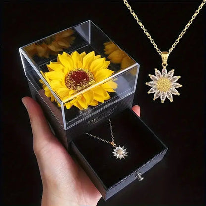 Elegant Sunflower Box for Her