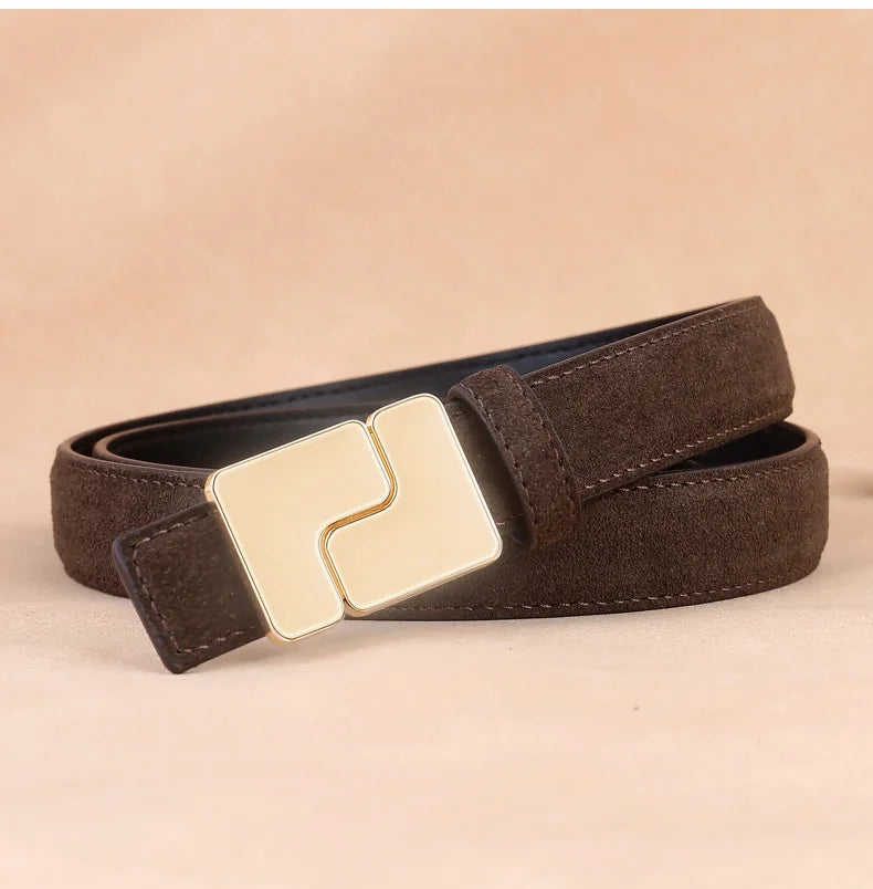 Isadora Belle – Suede Leather Waist Belt