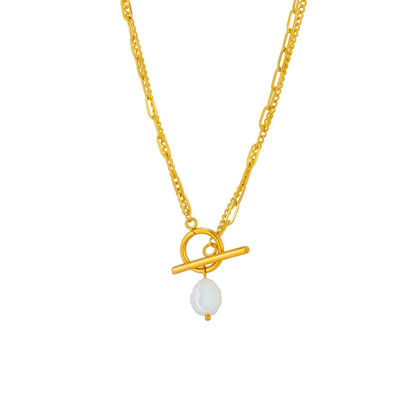 Celestia Shine – Large Pearl Pendant Necklace