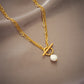 Celestia Shine – Large Pearl Pendant Necklace