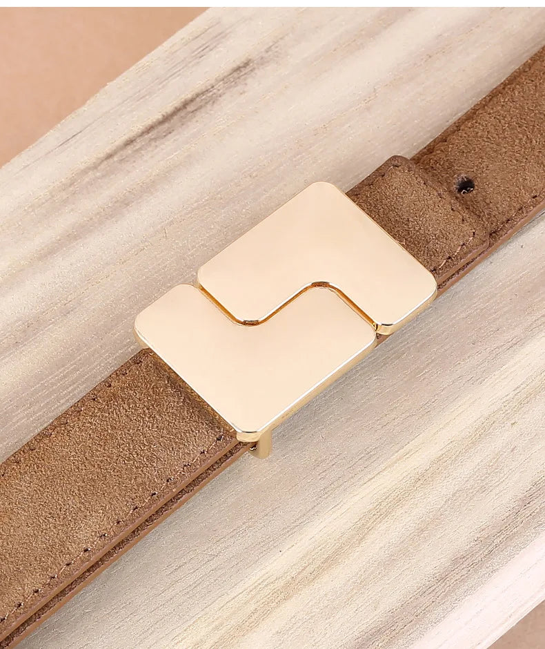 Isadora Belle – Suede Leather Waist Belt