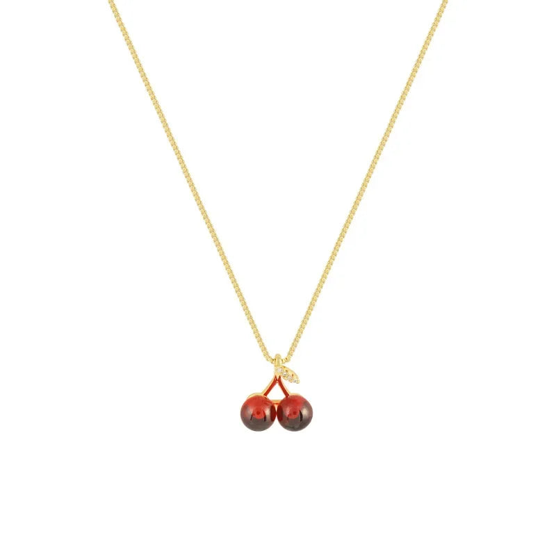 Calista Berry – Cherry Pendant Necklace
