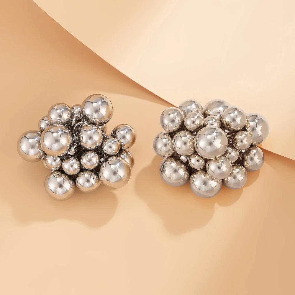 Aurora Prism – Geometric Beaded Earrings