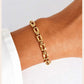 Gildora Link – 18K Gold Plated Geometric Chain Bracelet