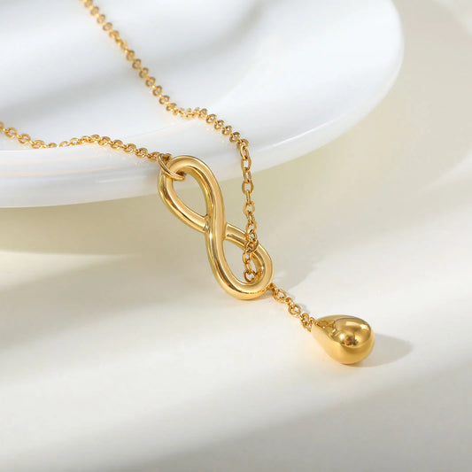 Eterna Drop – Infinite Love Y-Choker Necklaces