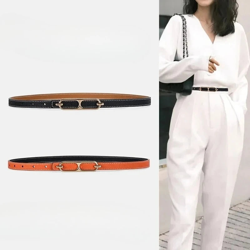 Aurora Loop – Designer Women’s Leather Belt