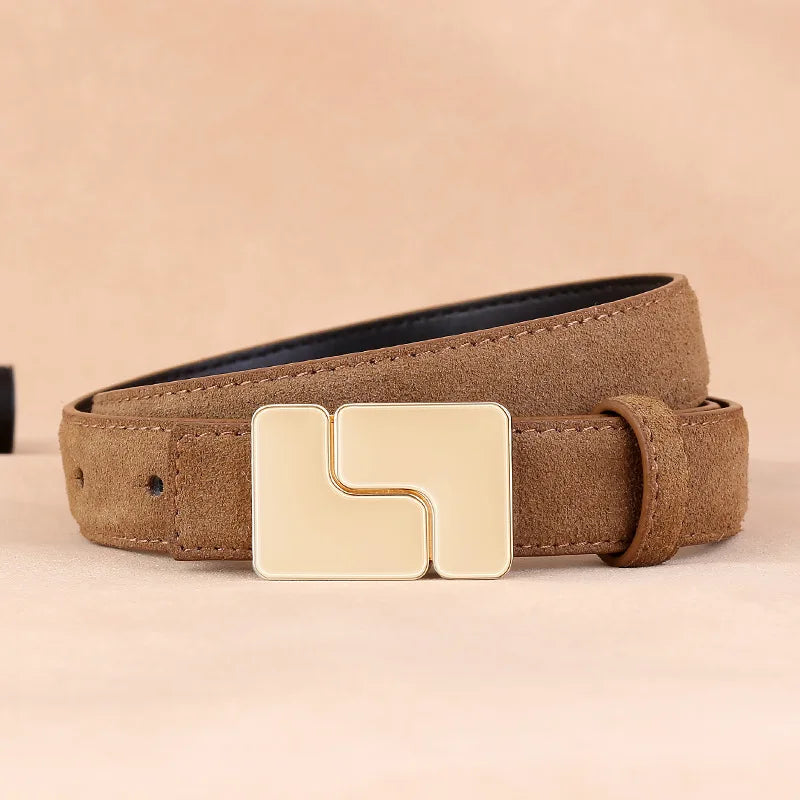 Isadora Belle – Suede Leather Waist Belt