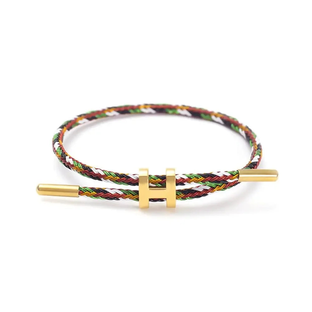 Premium H-Buckle Rope Chain Bracelet