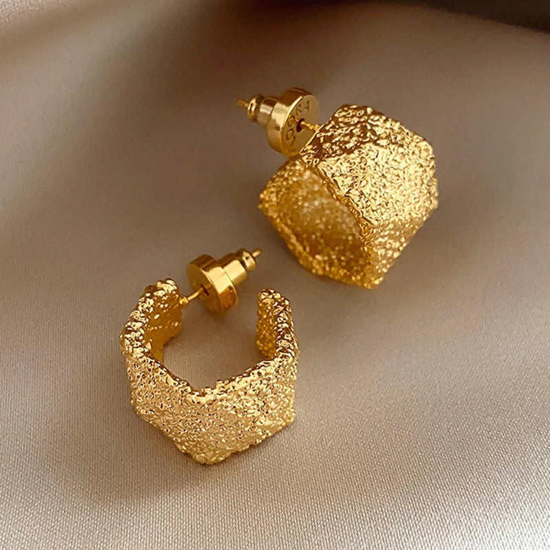 Lorelei Spark – Unique Geometric Statement Earrings