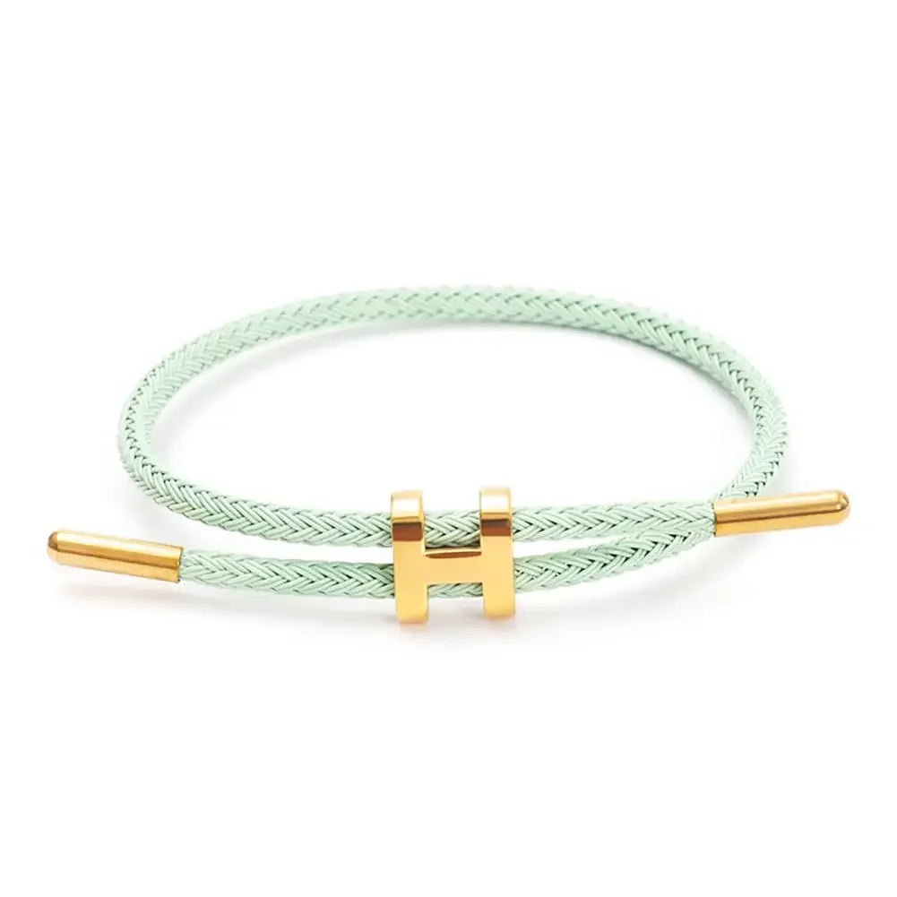 Premium H-Buckle Rope Chain Bracelet