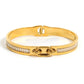 Aurielle Glint – Gold-Plated Diamond Inlay Bracelet