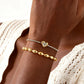 Lunessa Charm – Heart Rhinestone Layered Bracelet