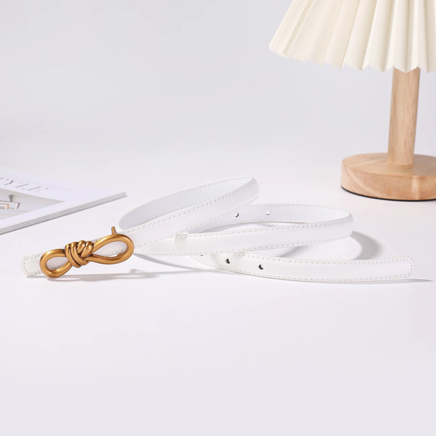 Amara Luxe – Thin Corset-Style Leather Belt