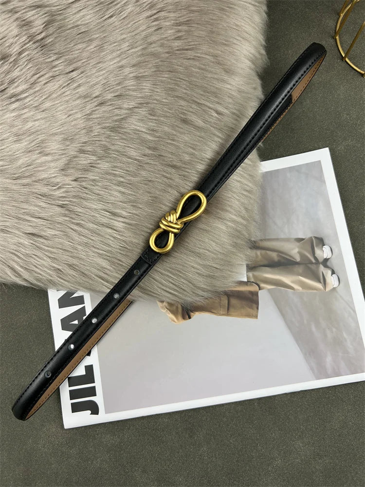 Amara Luxe – Thin Corset-Style Leather Belt