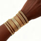 Aurielle Weave – 18K Gold Plated Mesh Bracelet