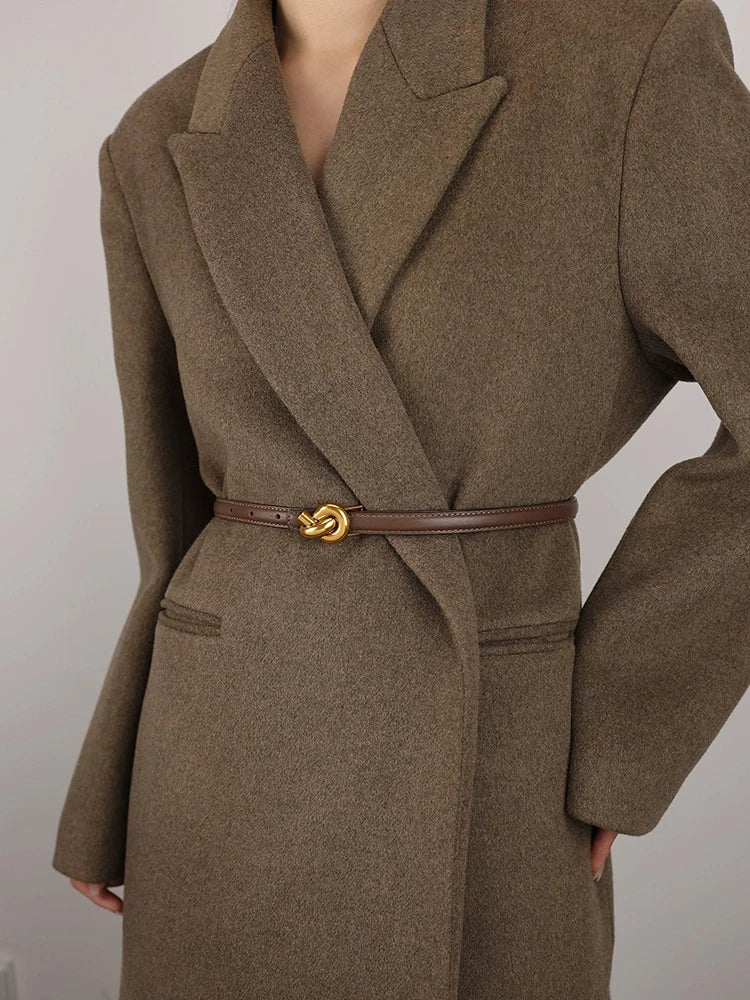 Celestia Knot – Elegant Leather Waist Belt