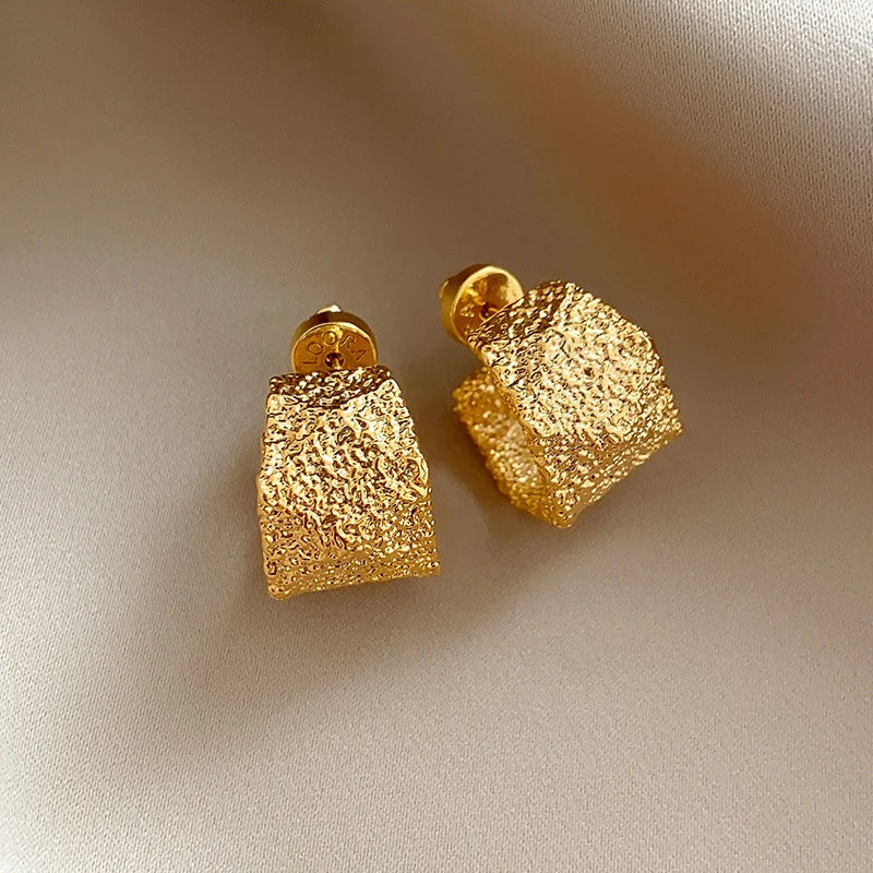 Lorelei Spark – Unique Geometric Statement Earrings